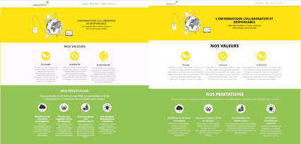 Comparaison des deux sites internet